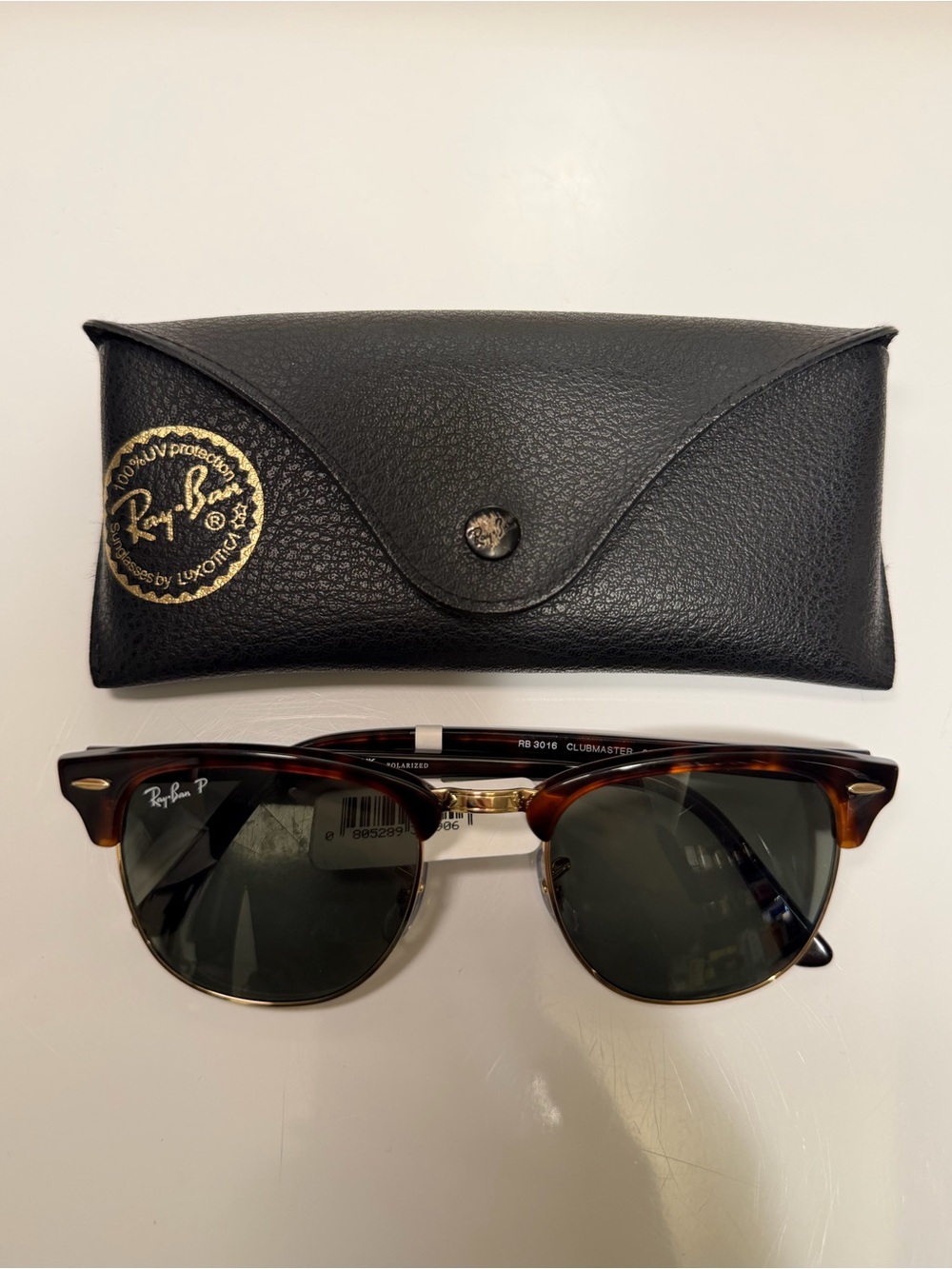 Ray-Ban Polarized Classic Clubmaster Sunglasses, 51mm NWT